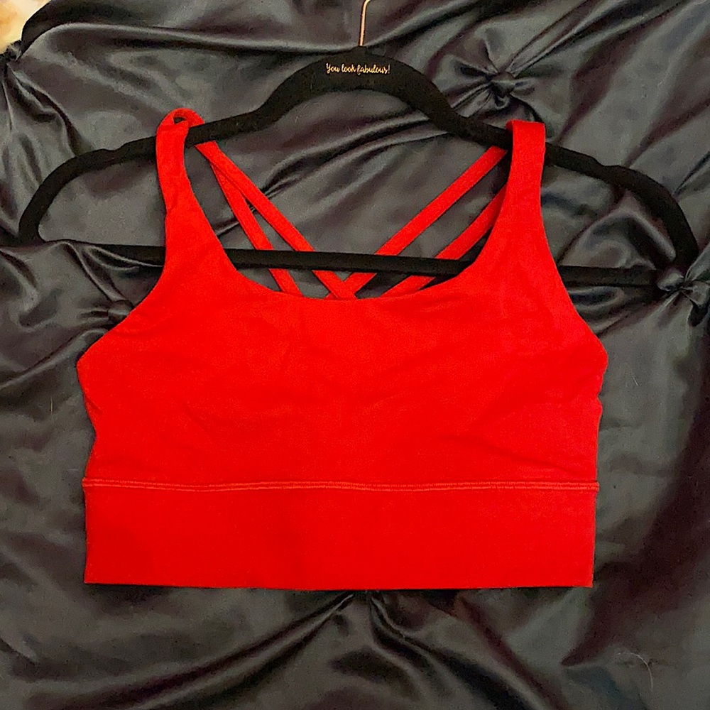 XSmall lulu lemon red sports bra